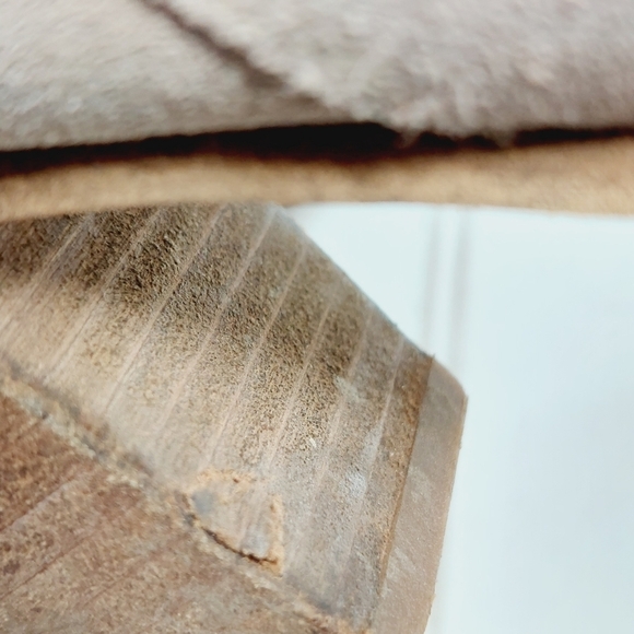 Susina Blakely Tan Suede Slip On Block Heel Ankle Boots / Booties H980 - Picture 12 of 14